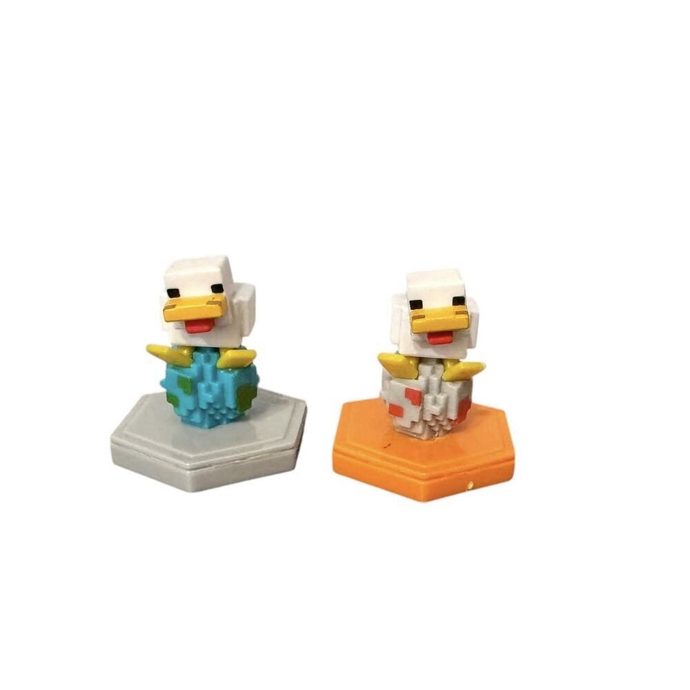 2019 Minecraft Earth Boost Minis Future Chicken Jockey Mini Figures (2)